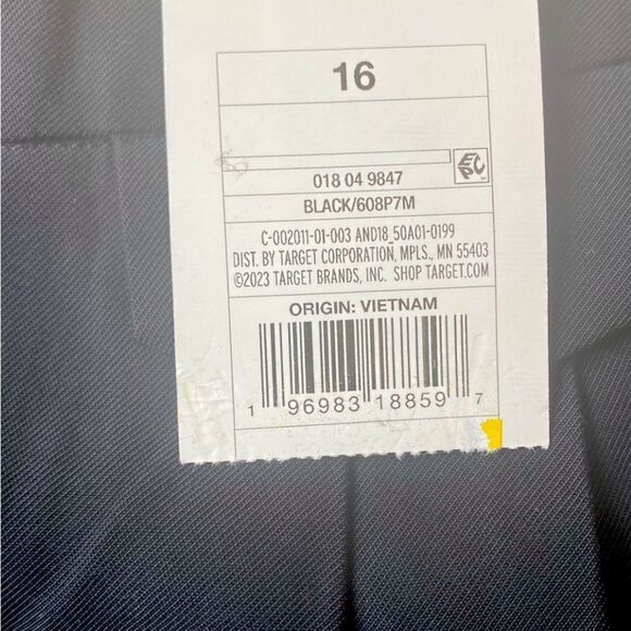 A New Day High Rise Wide Leg Black Pants Size 16 NWT - Picture 8 of 9